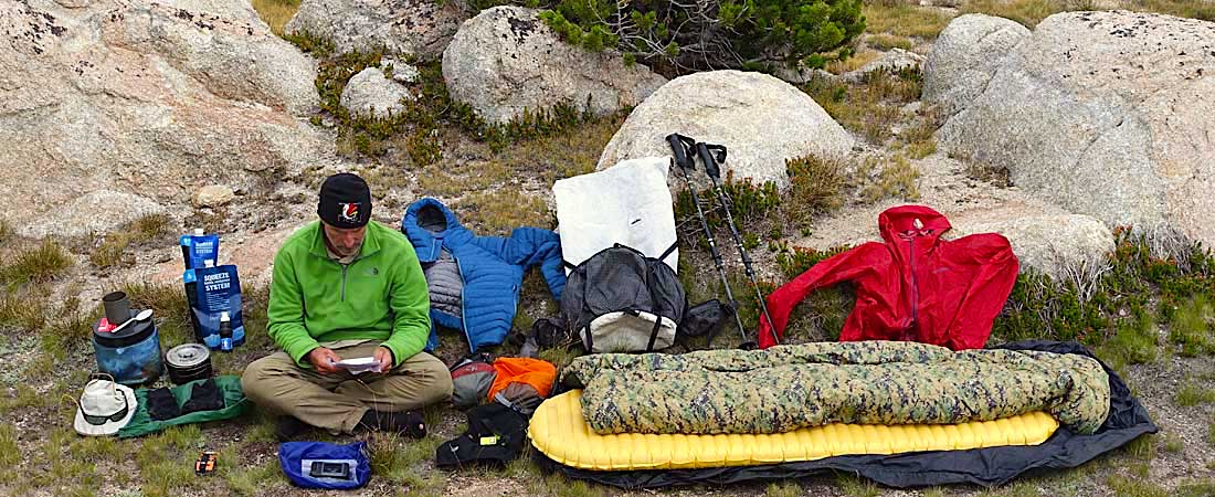 overland camping backpack gear