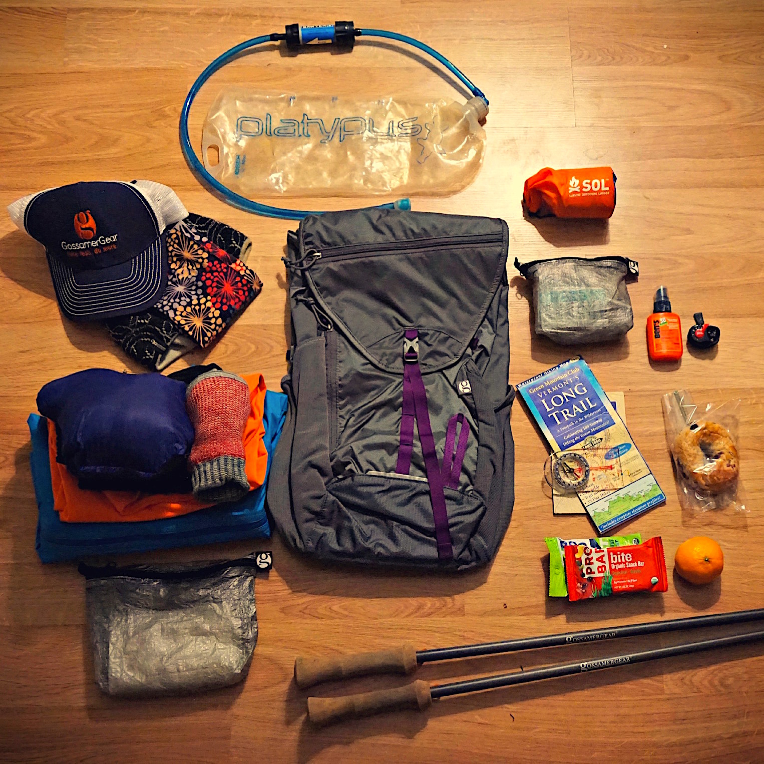 overland day pack gear